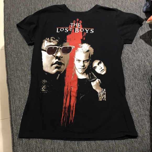 The Lost Boys Tops - 🖤❤️THE LOST BOYS VINTAGE Y2K BLACK SHIRT SIZE XS-S❤️🖤